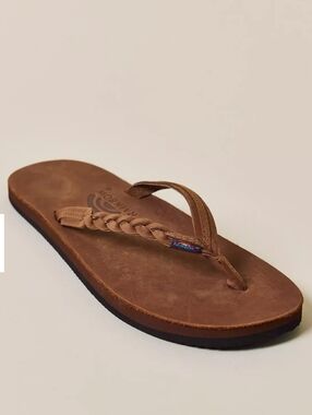 Rainbow Womens Flirty Braidy Flip Flop Sandals